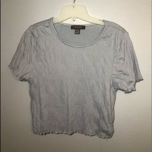 Tight cropped Blue Tee Primark